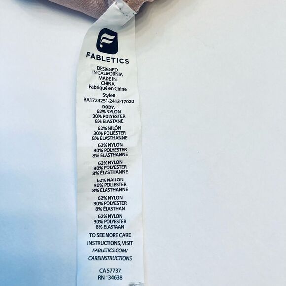 Fabletics Eliza Seamless Sports Bra Removable Padding Size XS - Picture 9 of 12